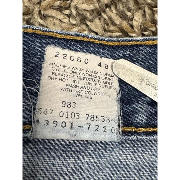 Vintage Levi's Mens 559 Jeans 2003 Red Tab Relaxed Straight Distressed 32x27 Y2K - Picture 16 of 16